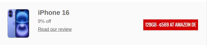 تخفیف عجیب در آمازون؛ آیفون ۱۶e فقط ۵۶۹ یورو