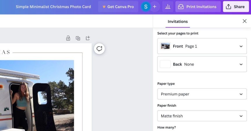 خلق کارت کریسمس شخصی با Canva؛ آموزش سریع و آسان 21 چگونه کارت کریسمس خانگی خود را به اشتراک بگذارید؟