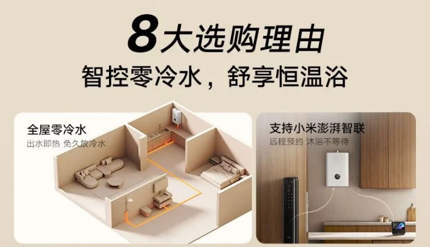 شیائومی از آبگرمکن گازی هوشمند جدید خود رونمایی کرد